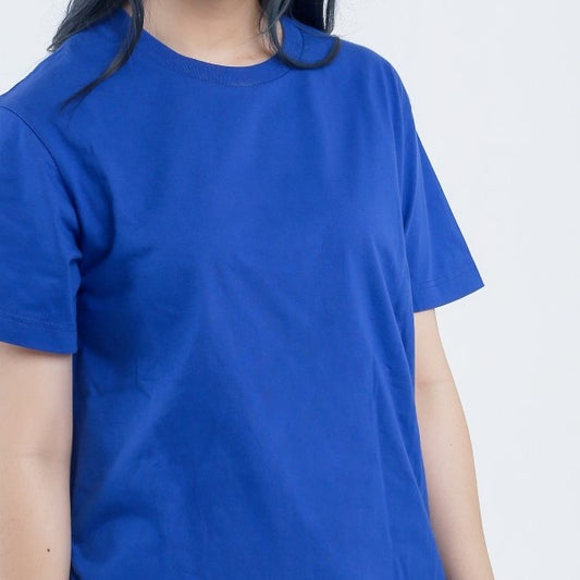 Toko Sritex IRo T-Shirt Basic Unisex 100% Cotton Premium - Blue