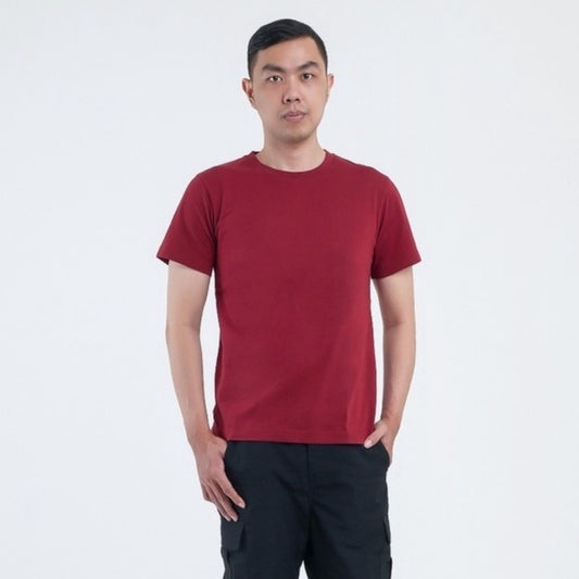 Toko Sritex IRo T-Shirt Basic Unisex 100% Cotton - Maroon