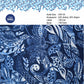 Toko Sritex Kain Katun Rayon Print Batik Daun Premium Ekspor CRY02. Harga per 45cm, Lebar 150cm