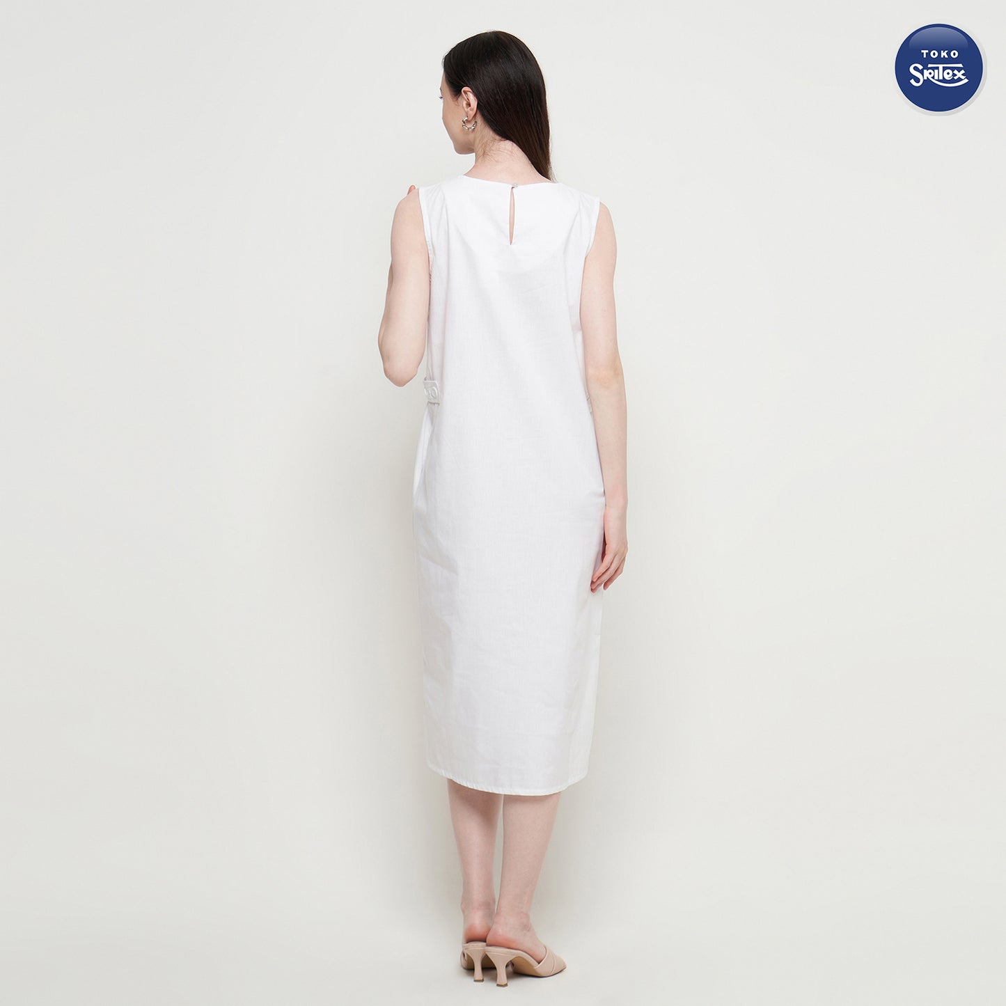 Toko Sritex OURICCI Kanoko Dress - White
