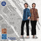 Toko Sritex Kain Rayon Print Batik Oren Premium Ekspor, R 147. Harga per 45cm, Lebar 150cm,
