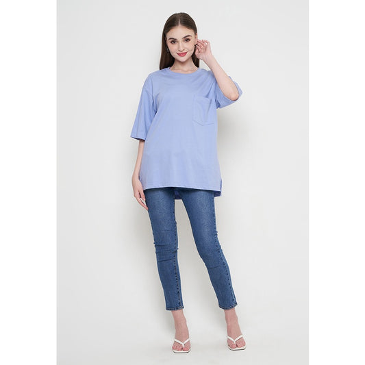 Toko Sritex IRO BASIC Oversized T-shirt - Grapemist