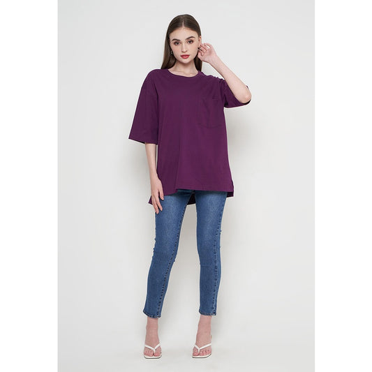 Toko Sritex IRO BASIC Oversized T-shirt - Lavender