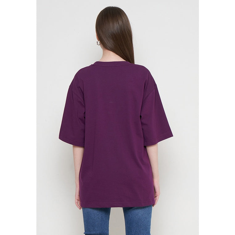 Toko Sritex IRO BASIC Oversized T-shirt - Lavender