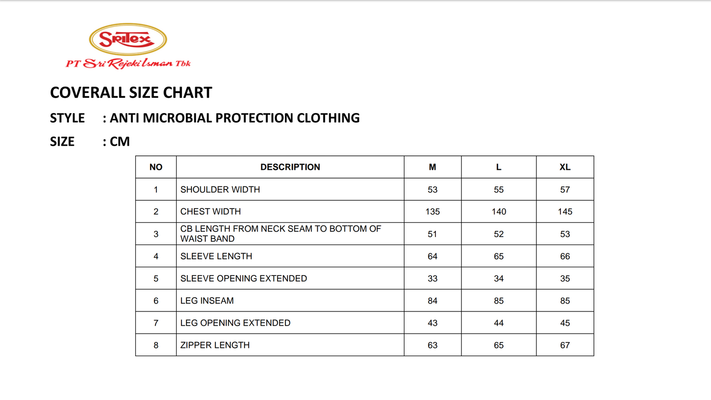Protection Coverall (PPE)