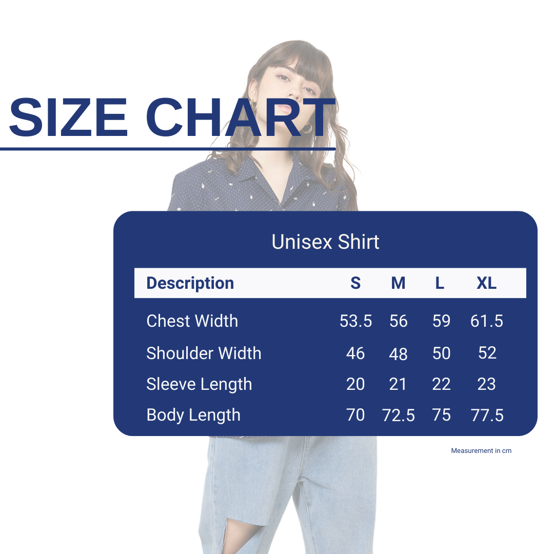 Cloud Nine Unisex Shirt Stallion Size Chart