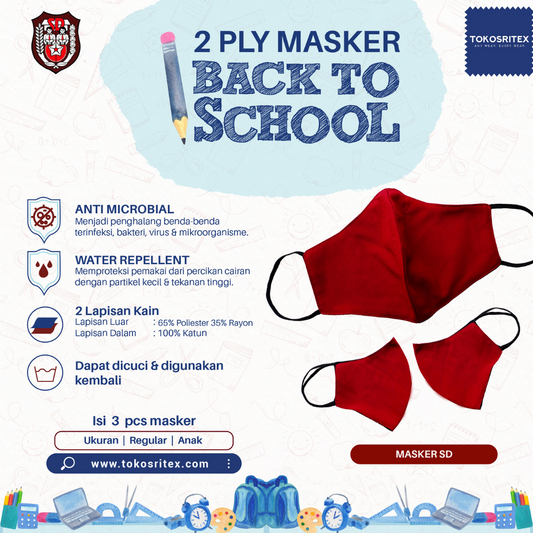 Back To School Mask SD (2 Ply)