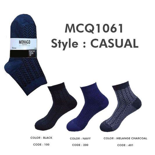 Monaco Go Men's MCQ 1061 Casual Socks