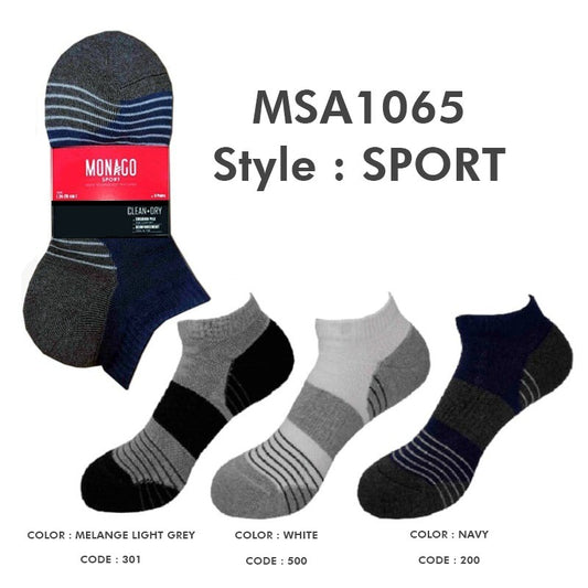 Monaco Go Men's MSA 1065 Sports Socks