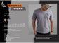 SRX Unisex V-Neck T-Shirt Grey (SRX 013)