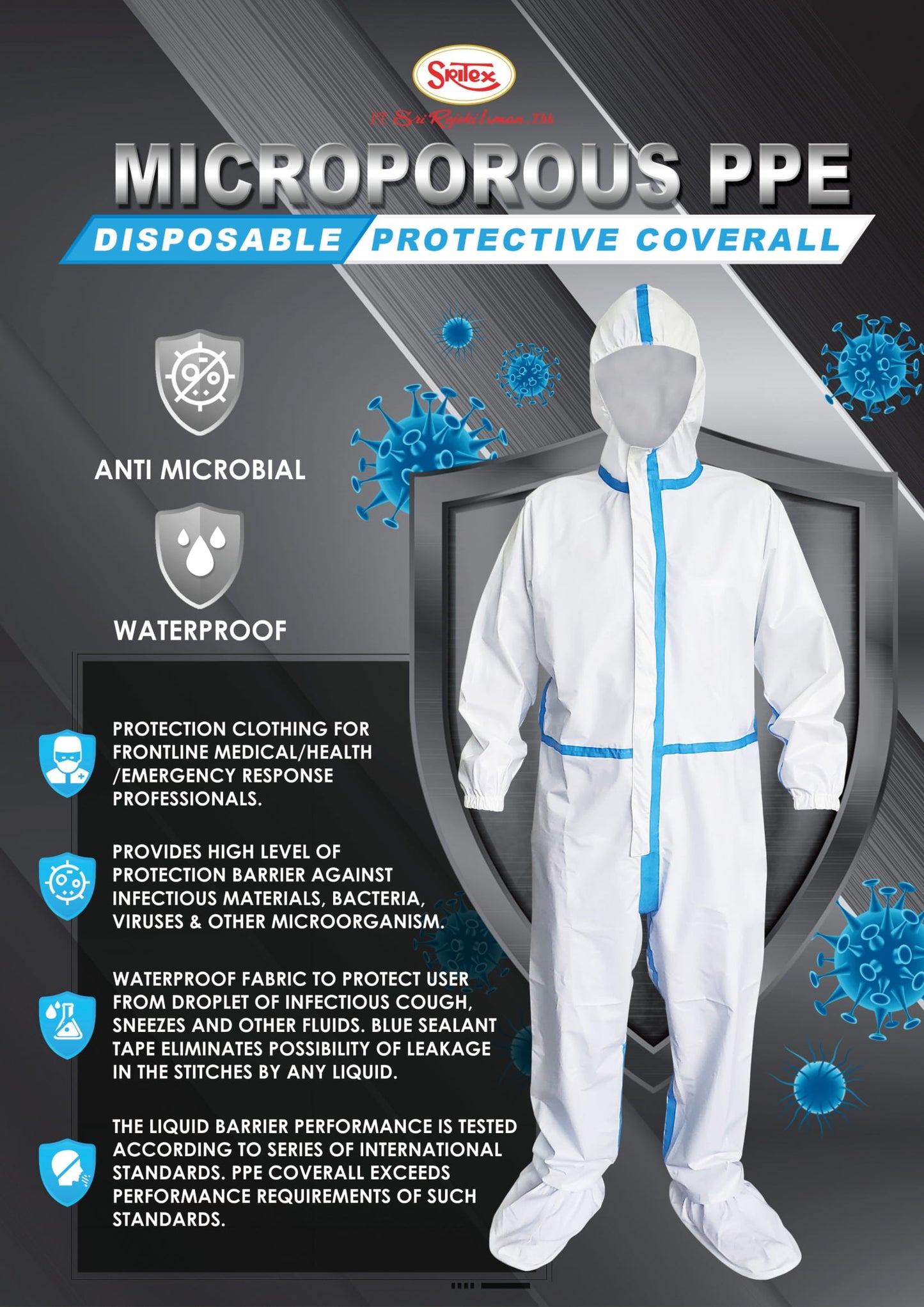 Microporous Coverall (PPE) Poster