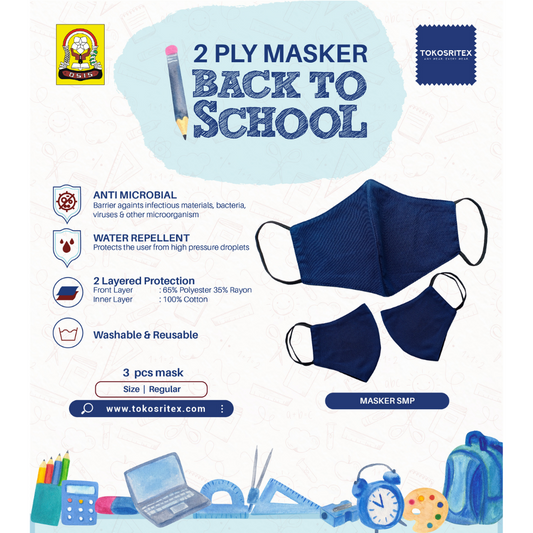 Back To School Mask SMP (2 Ply)