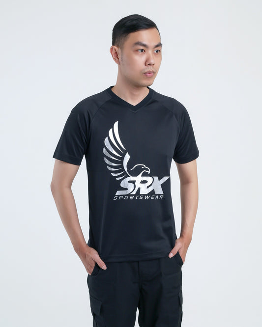 SRX Men's Dry Fit T-Shirt Black (SRX 1008)