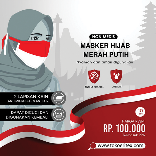 Indonesia Hijab Mask (2 Ply)