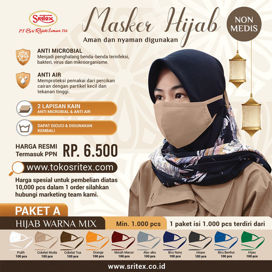 Hijab Premium Mask (2 Ply)