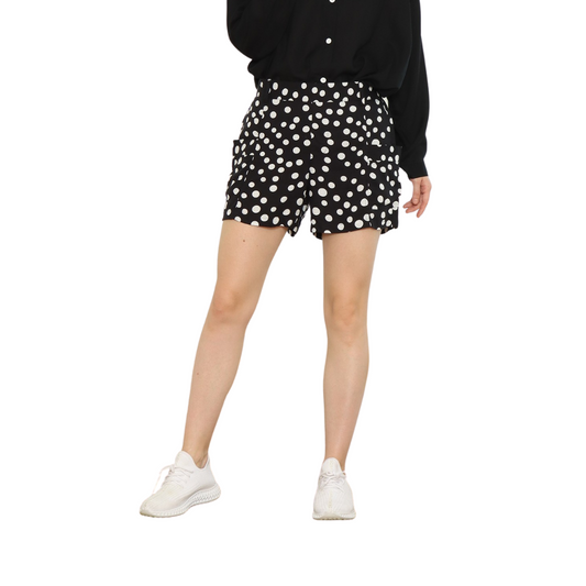 Ladies Big Dotted Shorts Front