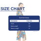 Cloud Nine Summer Dress Alphabet Size Chart