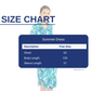 Cloud Nine Summer Dress Paradise Dew Size Chart