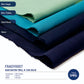 Toko Sritex Kain Rayon Twill Dyed Laut Premium, R238. Harga per 45cm, Lebar 150cm