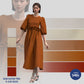 Toko Sritex Kain Rayon Twill Dyed Tanah Premium, R238. Harga per 45cm, Lebar 150cm