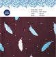 Toko Sritex Kain Rayon Print Abstrak Bulu Premium Ekspor R20. Harga per 45cm, Lebar 150cm.