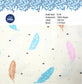Toko Sritex Kain Rayon Print Abstrak Bulu Premium Ekspor R20. Harga per 45cm, Lebar 150cm.
