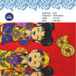 Toko Sritex Kain Rayon Print Animasi Imlek Premium Ekspor, R60. Harga per 45cm, Lebar 114cm.