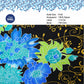 Toko Sritex Kain Rayon Print Laskar Bunga Premium Ekspor, R60. Harga per 45cm, Lebar 114cm,